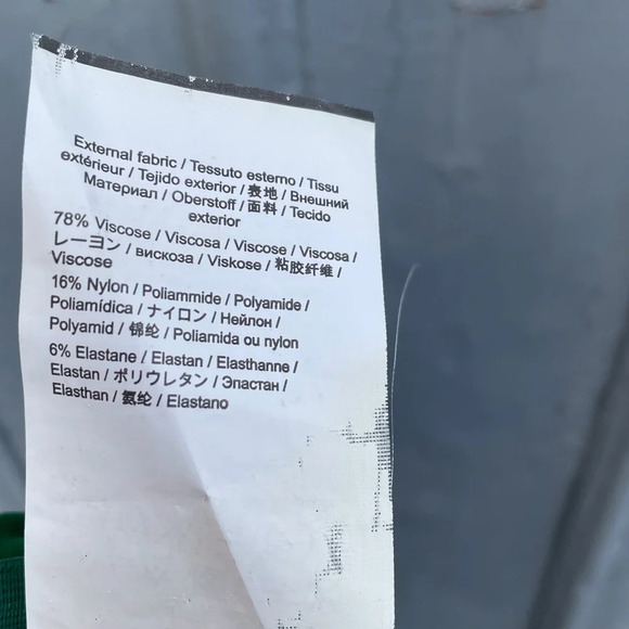 Missoni Green stretch Legging Pants,  size 40 (6/8) - Picture 11 of 11